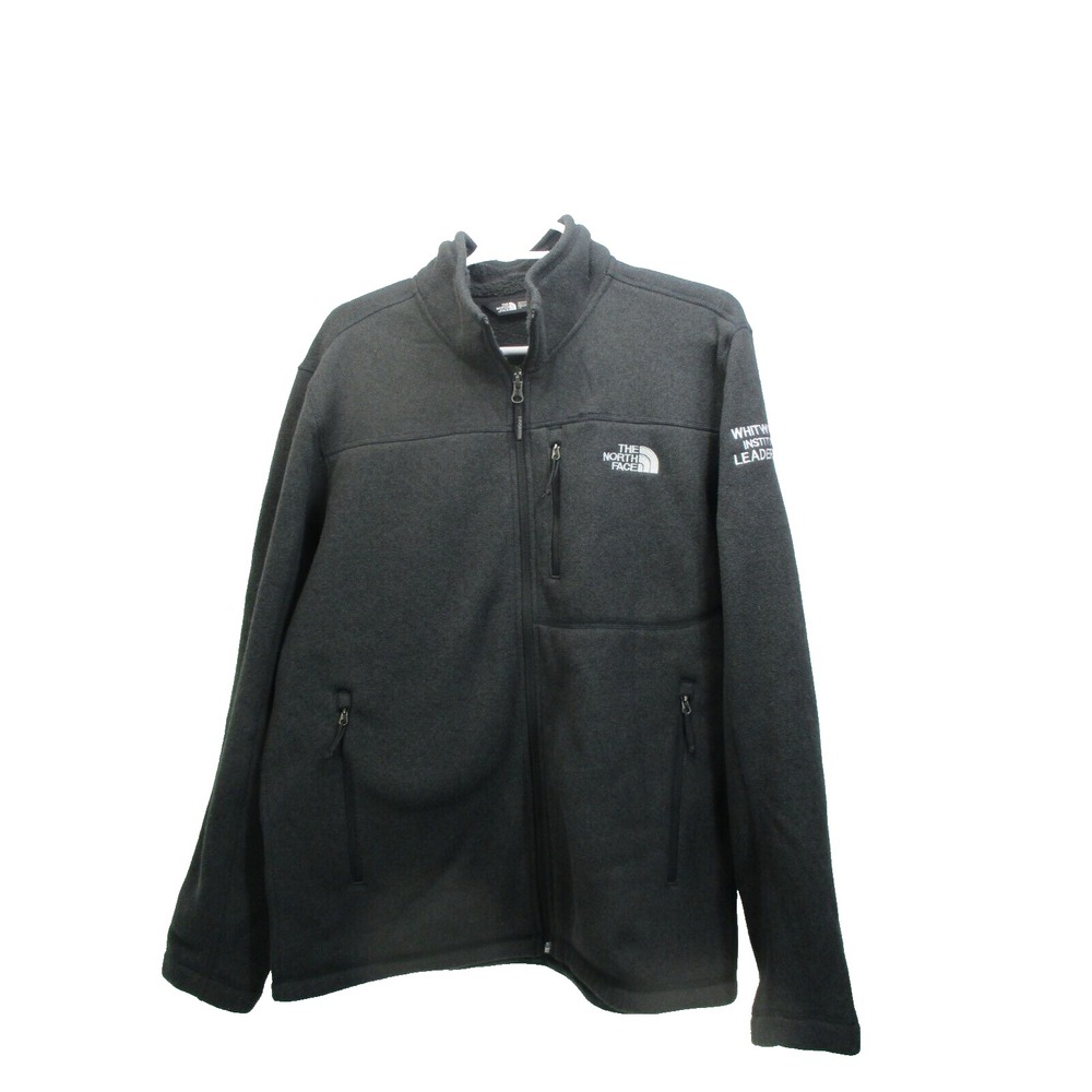 The North Face Leo Sweater Full Zip Fleece Jacket Black "NW Farm Credit" L / G